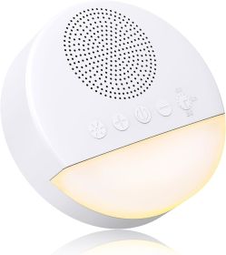 White Noise Sound Machine for Sleeping Baby Kid Adult Office Privacy with 24 Soothing Sounds, Portable Sleep Machine White Noise Fan Natural Sound, Ba