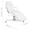 Massage Table White 70.9"x24.4"x(34.3"-44.1")