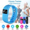 Fitness Tracker Activity Tracker Watch IP56 Waterproof Bracelet Fitness Band Sleep Monitor Pedometer Sedentary Reminder Call Message Notification