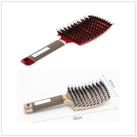 Hairbrush Anti Klit Brushy Haarborstel Women Detangler Hair Brush Bristle Nylon Scalp Massage  Teaser Hair Brush Comb (Option: 5-Brush-Set)