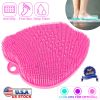 Shower Foot Scrubber Foot Massager Exfoliation Cleaner Mat Improve Foot Circulation Scrubber Foot Pain Relief Mat w/ Anti-slip Suction Cups