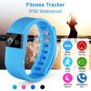 Fitness Tracker Activity Tracker Watch IP56 Waterproof Bracelet Fitness Band Sleep Monitor Pedometer Sedentary Reminder Call Message Notification