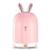 220ml Cool Mist Humidifier Ultrasonic Air Diffuser Atomizer w/7 Color Breathing Lights  Auto Off Office Home Yoga