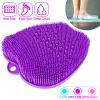 Shower Foot Scrubber Foot Massager Exfoliation Cleaner Mat Improve Foot Circulation Scrubber Foot Pain Relief Mat w/ Anti-slip Suction Cups