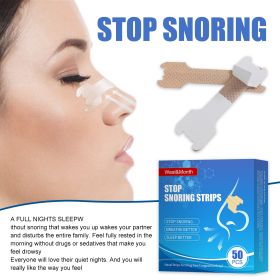 West&Month Nasal Ventilator Nasal Strip Anti-snoring Unclogging Airway Anti-snoring Stop Snoring Strip Care (Specification: 1pcs)