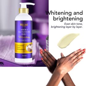 AILKE Bleaching Skin Care, With Double Glutathione, Lightening, Moisturizing, Remove Dark Spots, Melanin, Skin Glowing Face Care (Color: Glutathione Lotion)