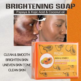 AILKE Bleaching Skin Care, With Double Glutathione, Lightening, Moisturizing, Remove Dark Spots, Melanin, Skin Glowing Face Care (Color: Soap)