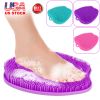 Shower Foot Scrubber Foot Massager Exfoliation Cleaner Mat Improve Foot Circulation Scrubber Foot Pain Relief Mat w/ Anti-slip Suction Cups